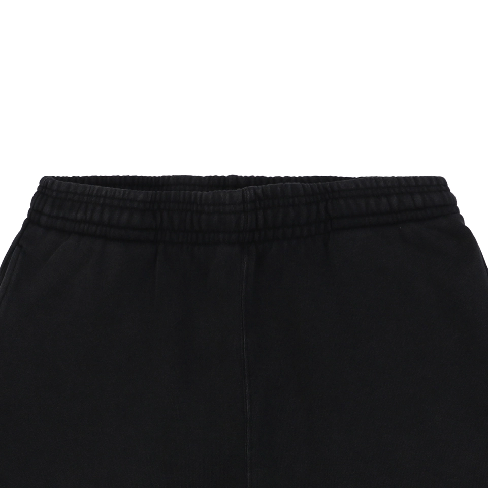 Alexander Wang Washed Denim Shorts With Red Blue Hem Tag
