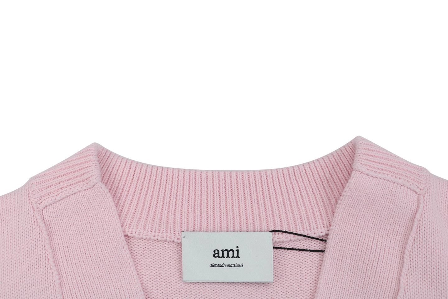 Ami-De-Coeur-Embossed-V-Neck-Knit-Cardigan2.jpeg.webp Ami De Coeur Embossed V Neck Knit Cardigan