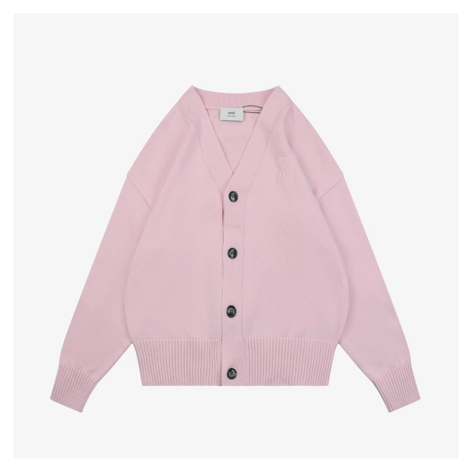 Ami-De-Coeur-Embossed-V-Neck-Knit-Cardigan8.jpeg.webp Ami De Coeur Embossed V Neck Knit Cardigan