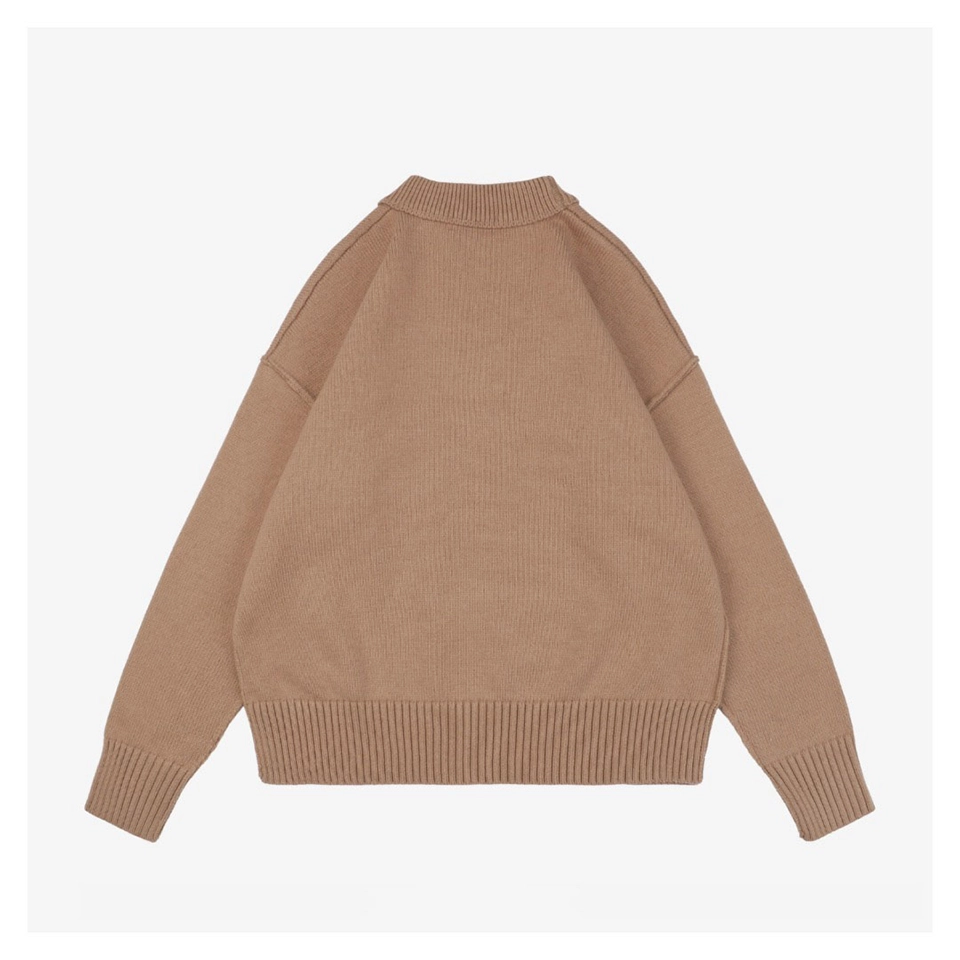 Ami De Coeur Oversized Heart Logo Crewneck Sweater