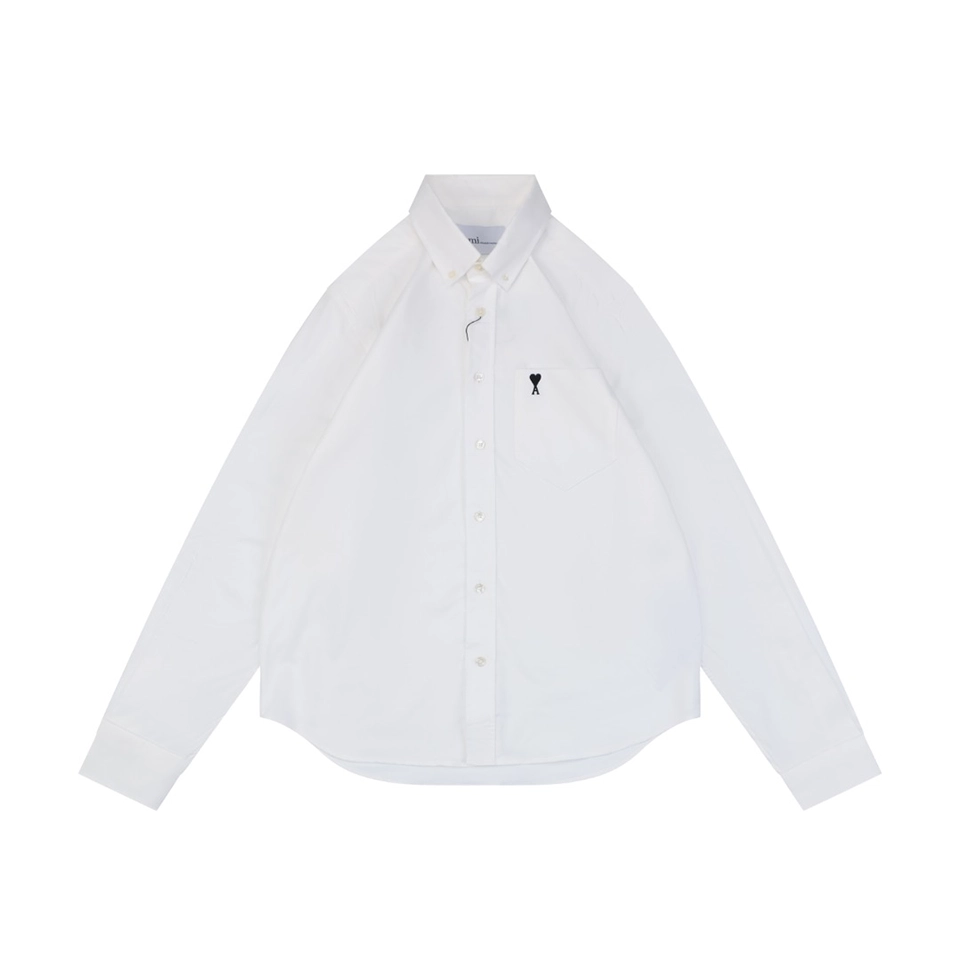 Ami-Paris-Heart-Logo-Oxford-Shirt6.jpeg.webp Ami Paris Heart Logo Oxford Shirt