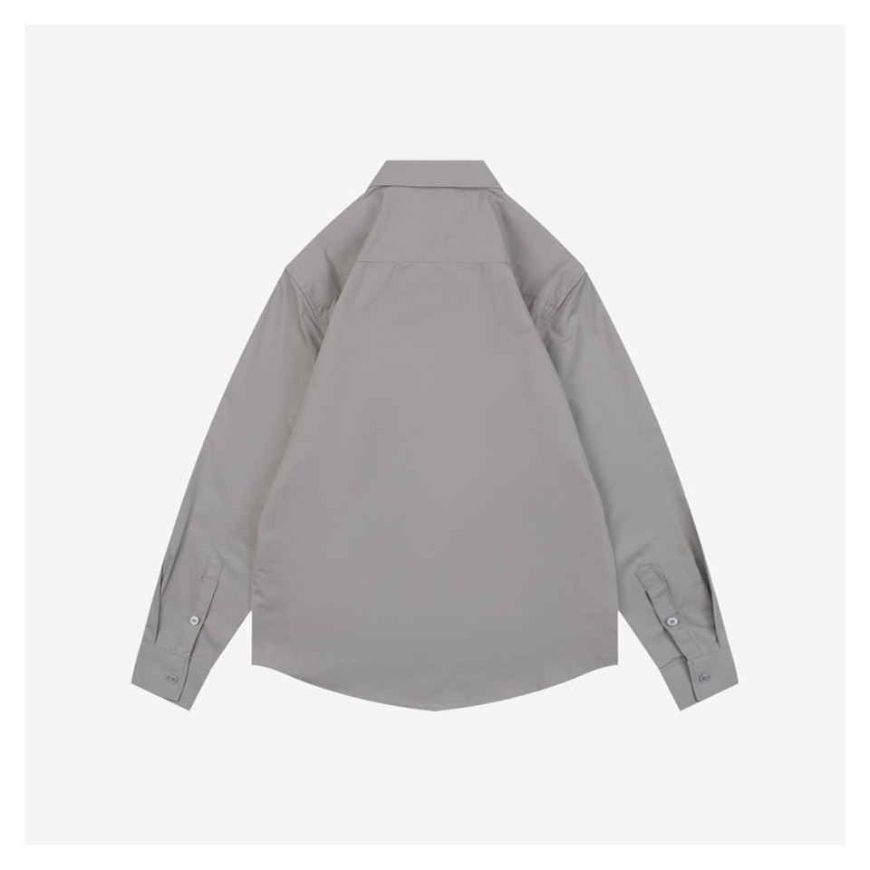 Ami Tonal Heart Embroidery Shirt