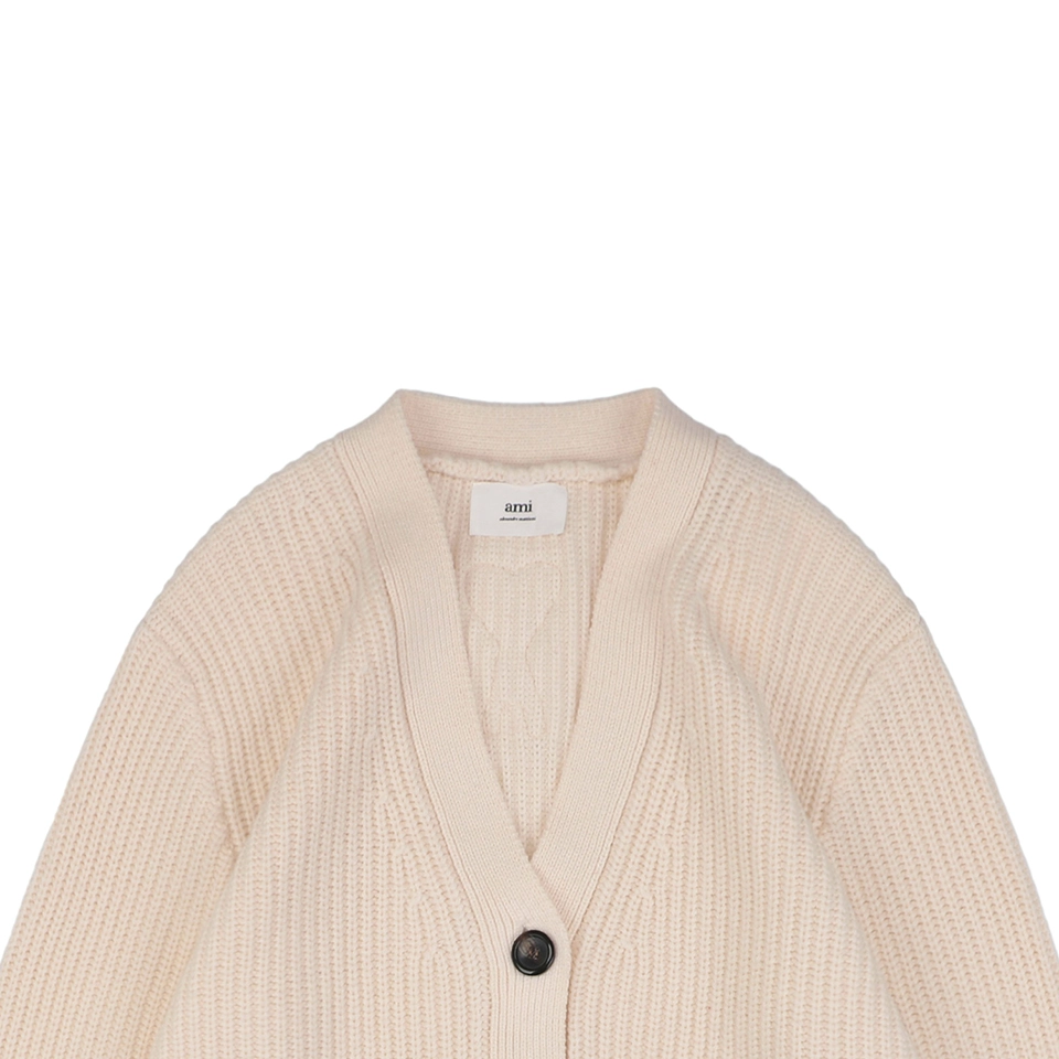 Ami-Wool-Cardigan-with-Red-Hem-Heart-Letter-Logo9.jpeg.webp Ami Wool Cardigan With Red Hem Heart Letter Logo