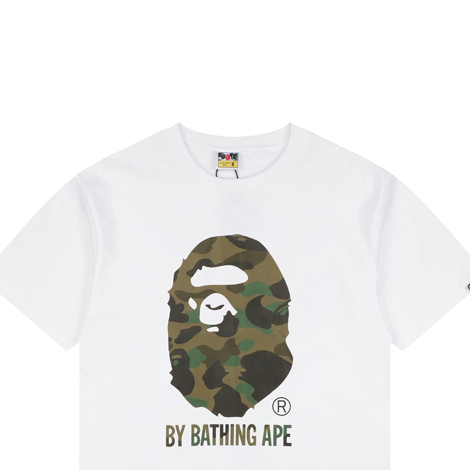 Bape Camo Ape Head Graphic T Shirt