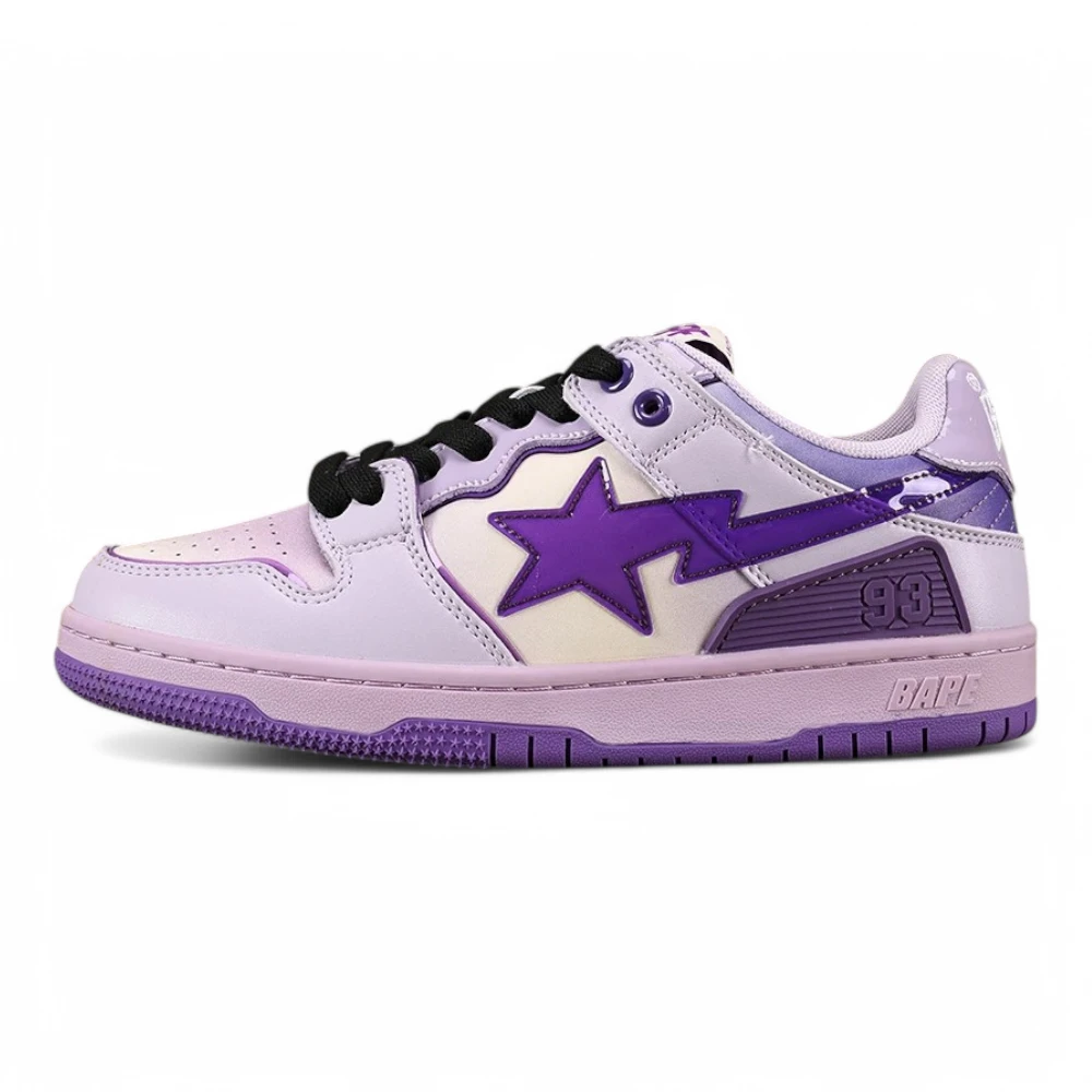 A Bathing Ape Sk8 Sta 1 M1 Purple Low Sneakers