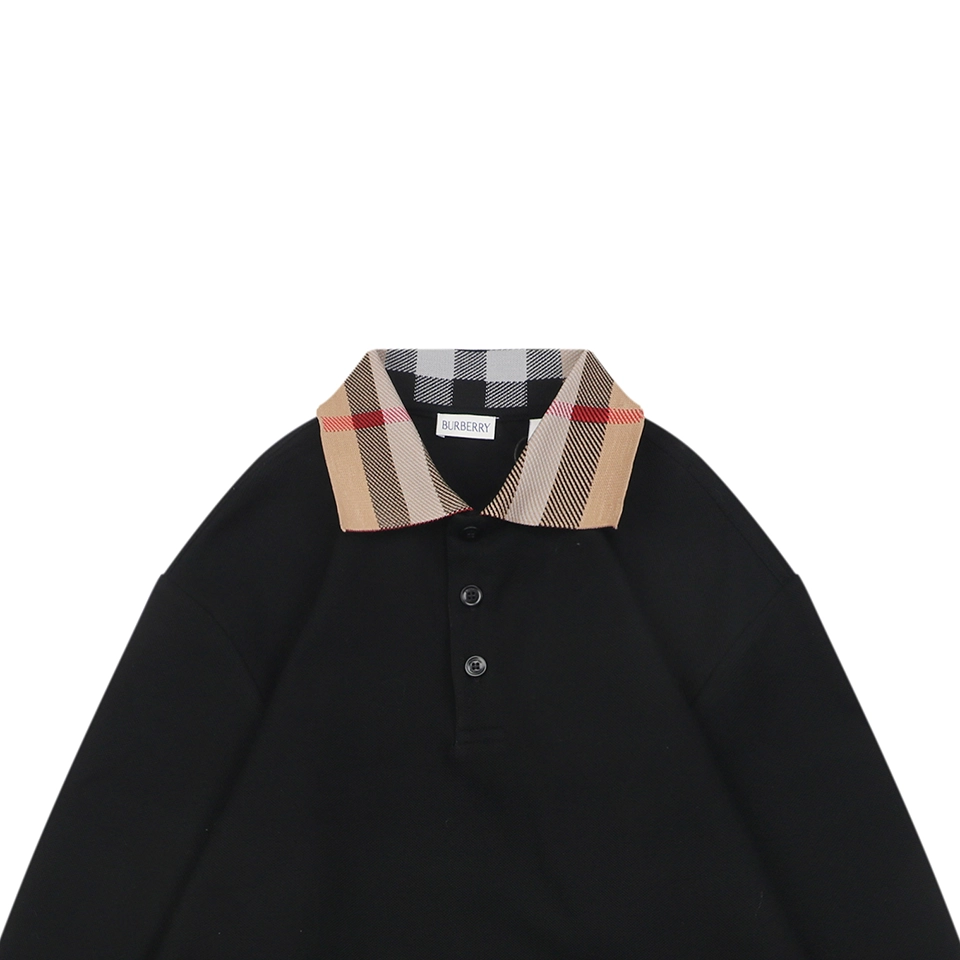 Bbry Check Collar Polo Shirt 2