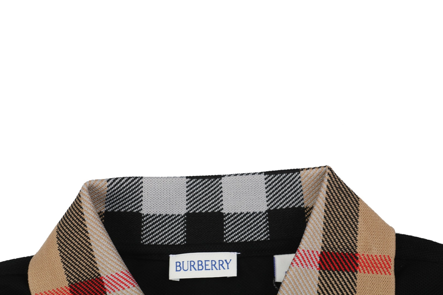 Bbry Check Collar Polo Shirt 2