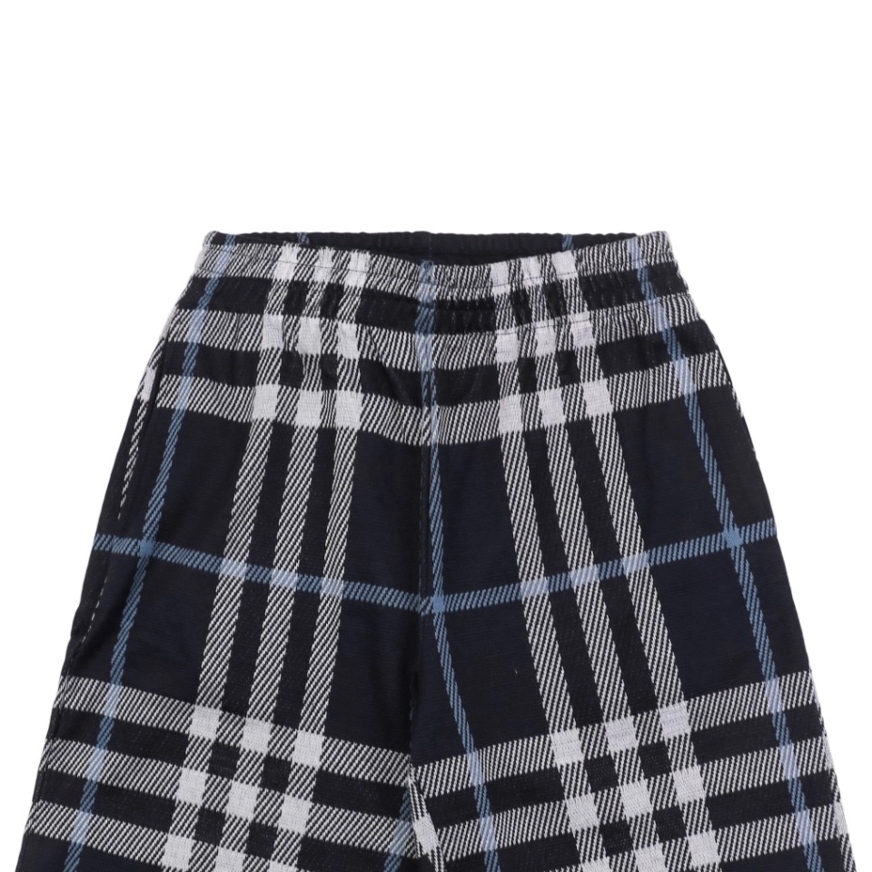 Bbry Check Pattern Knit Shorts
