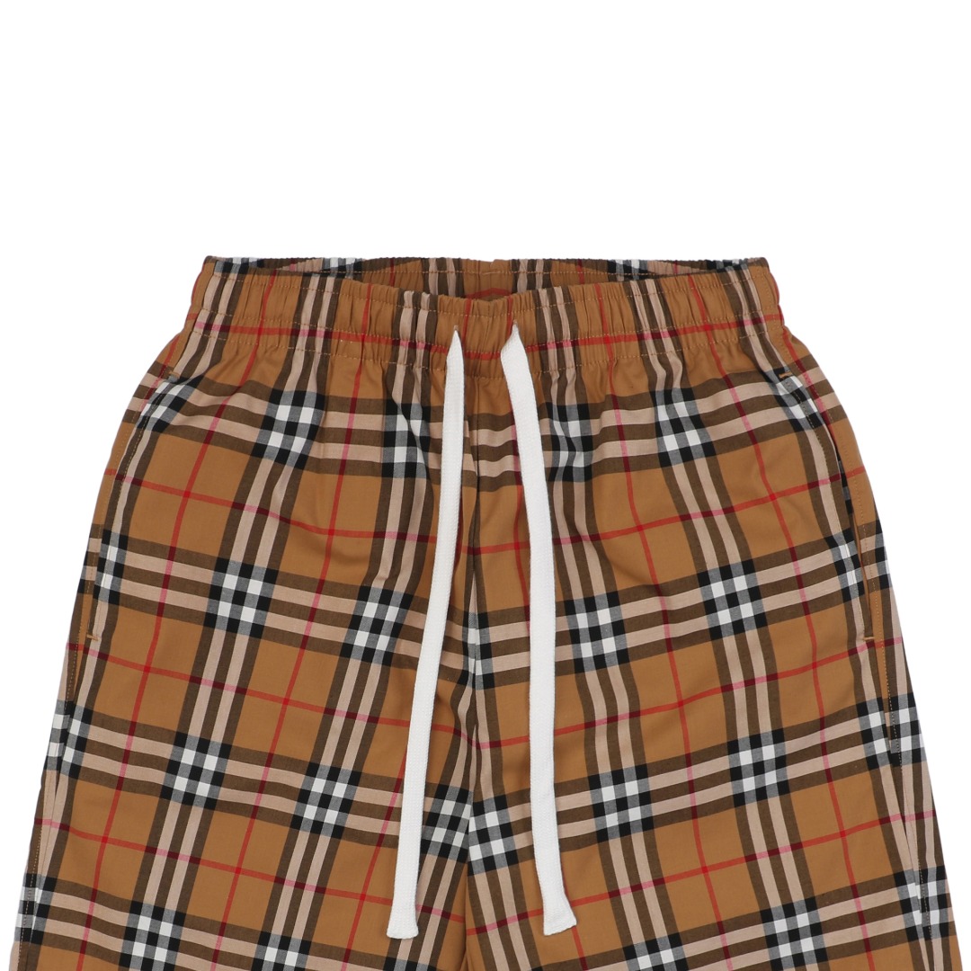 Bbry Classic Check Drawstring Shorts