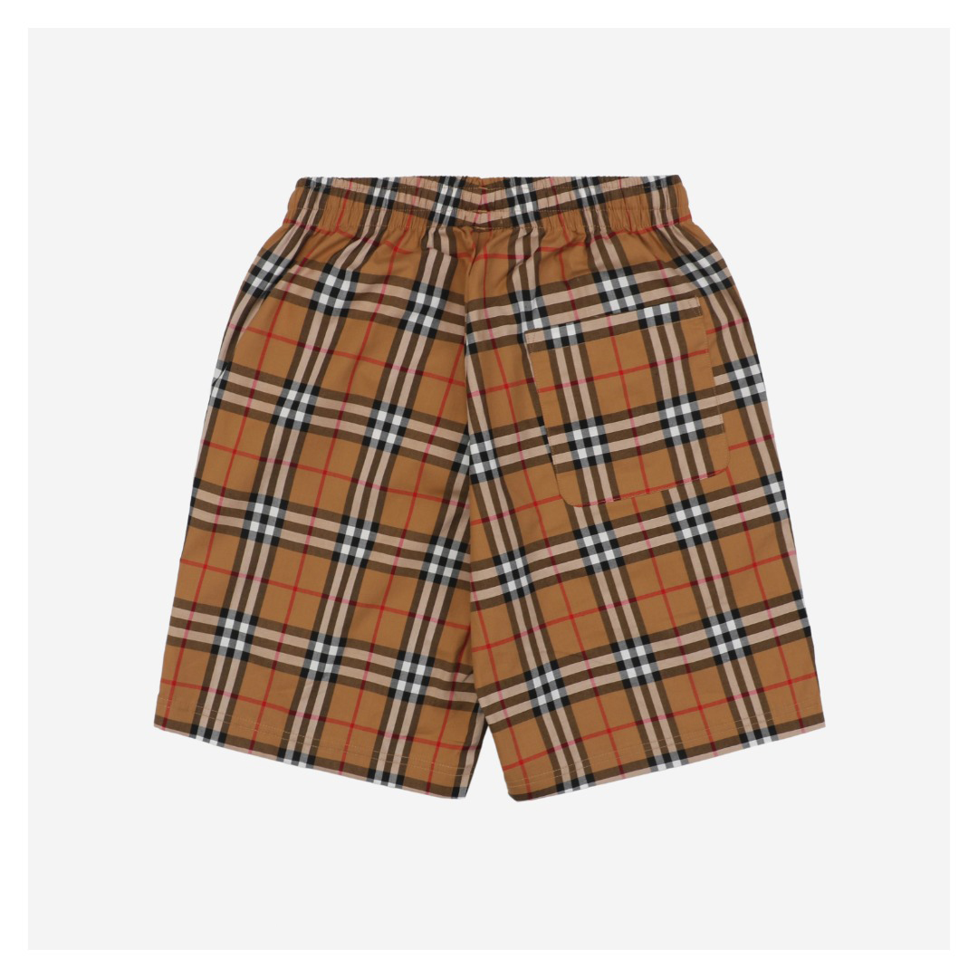 Bbry Classic Check Drawstring Shorts