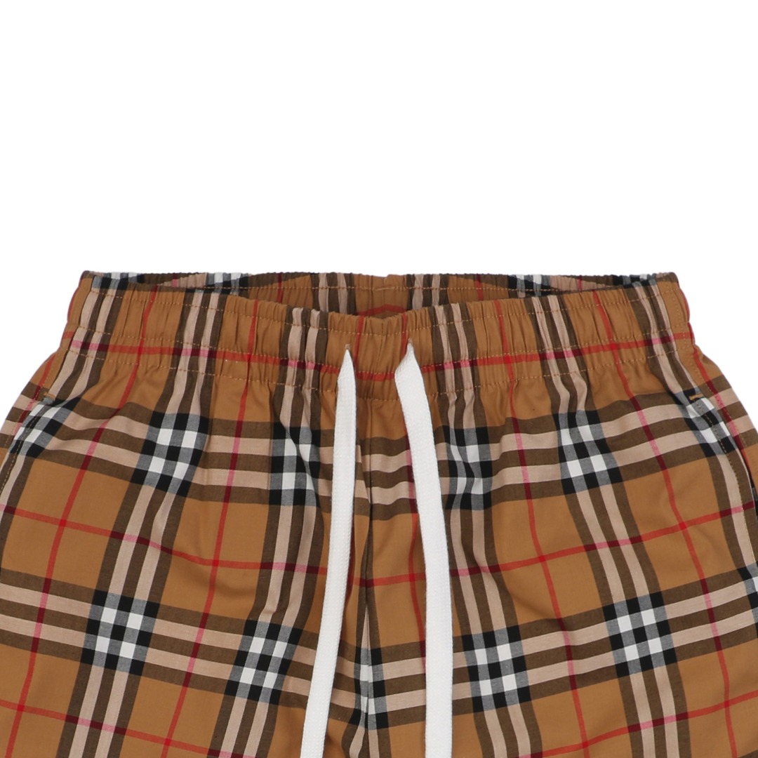 Bbry Classic Check Drawstring Shorts