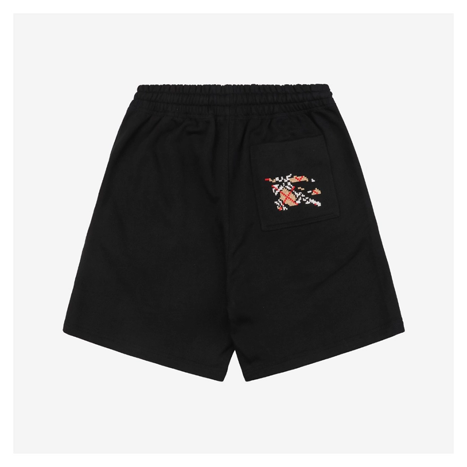 Bbry Cross Stitch Knight Logo Shorts