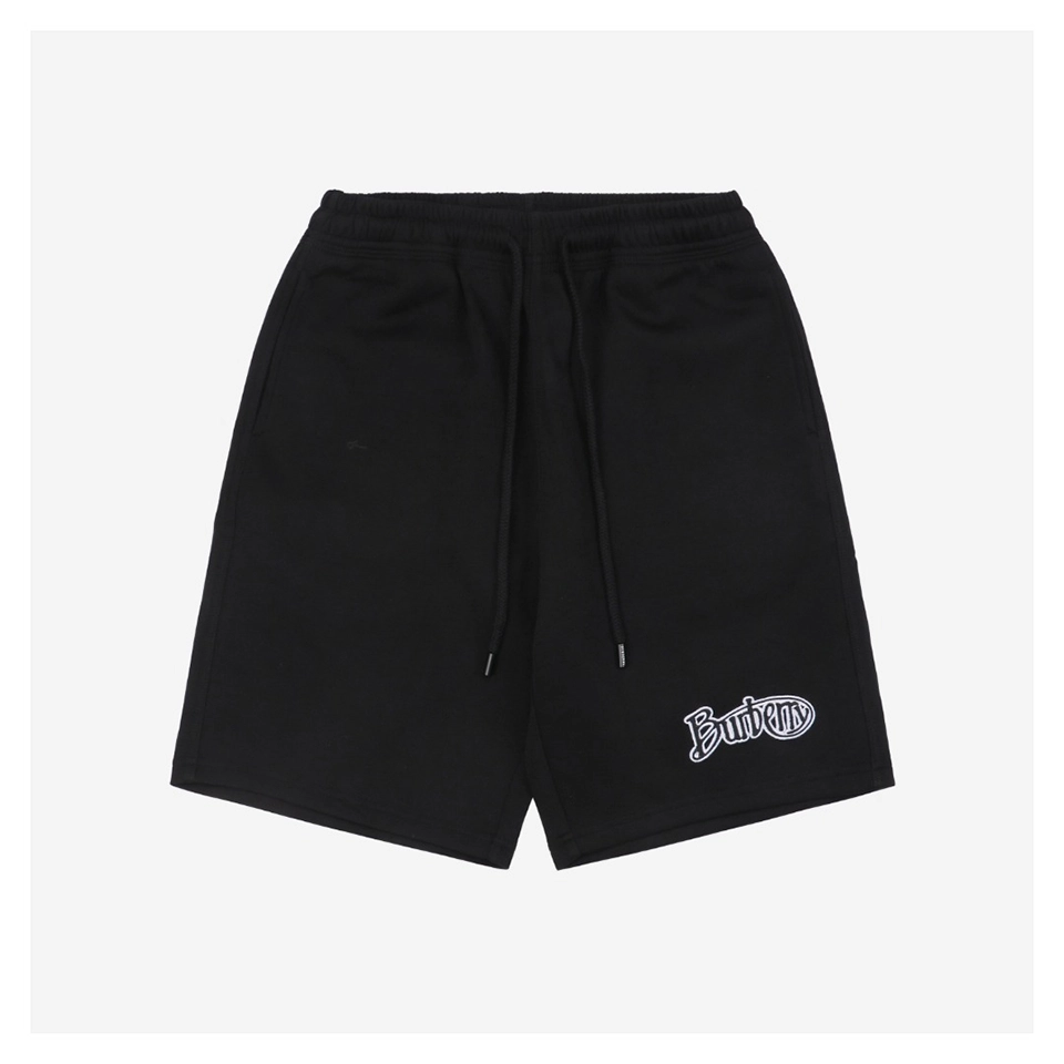 Bbry Cursive Signature Embroidered Shorts