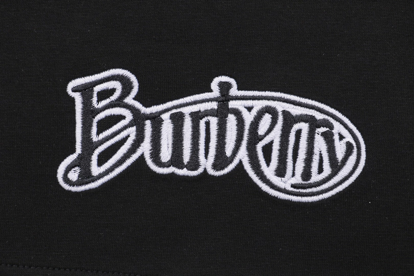 Bbry Cursive Signature Embroidered Shorts