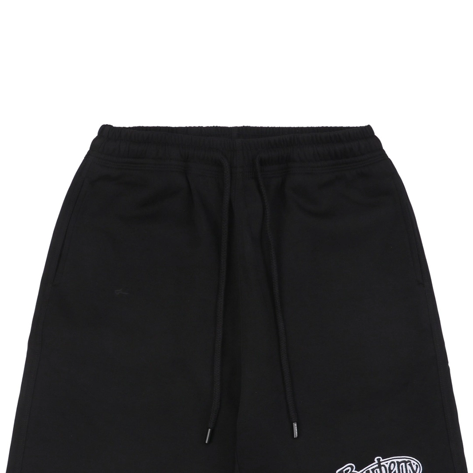 Bbry Cursive Signature Embroidered Shorts