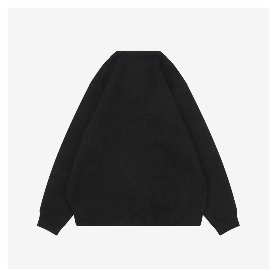 Bbry Horse Logo Wool Knit Sweater