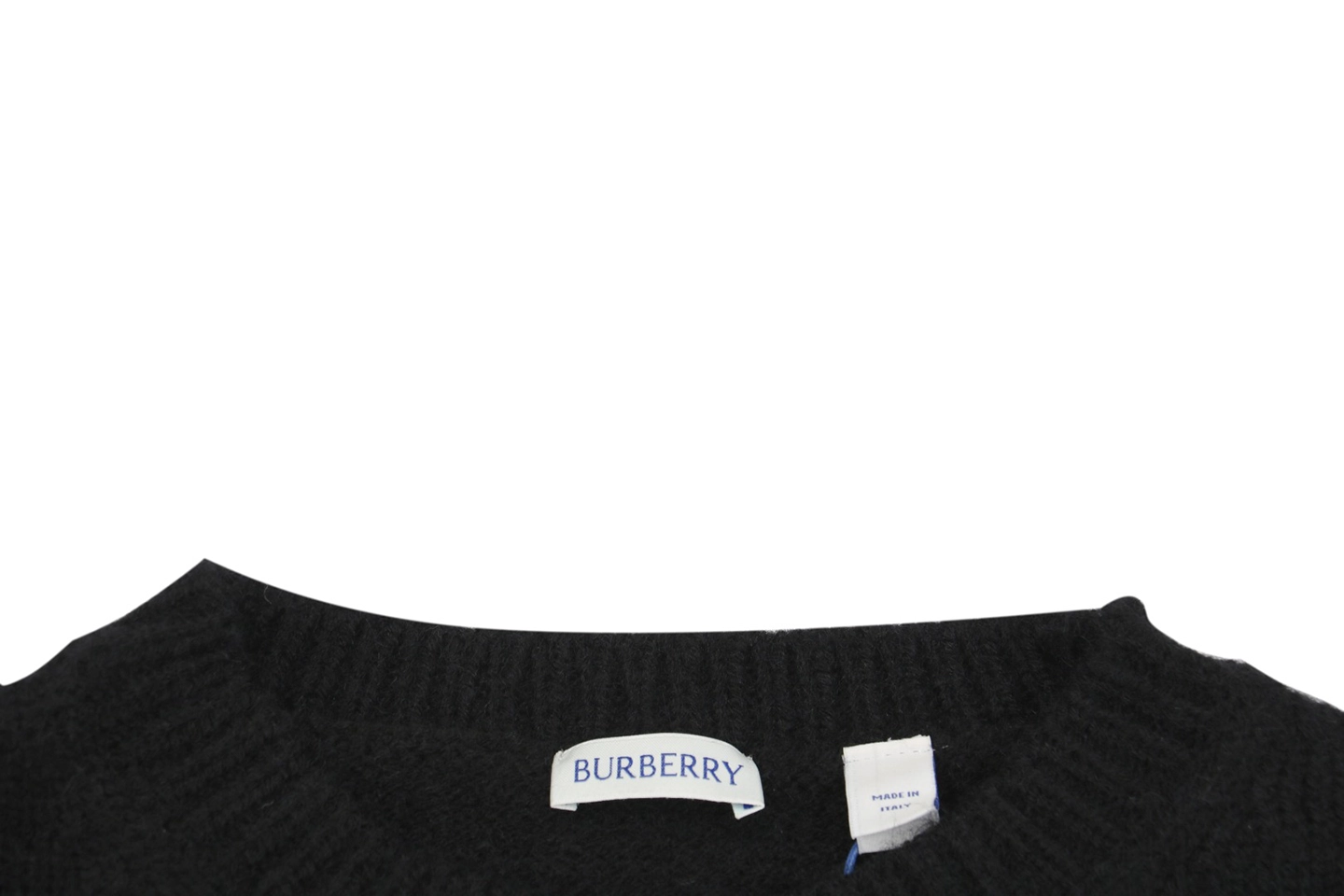 Bbry Horse Logo Wool Knit Sweater
