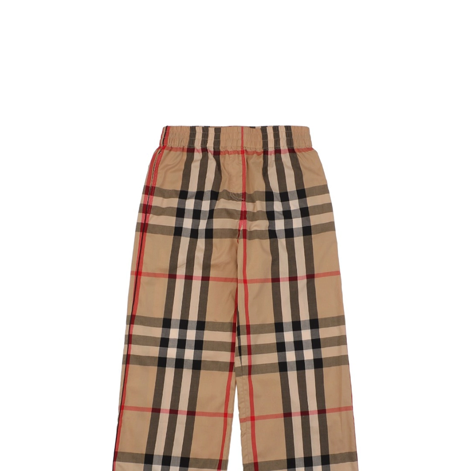 Bbry Large Vintage Check Trousers