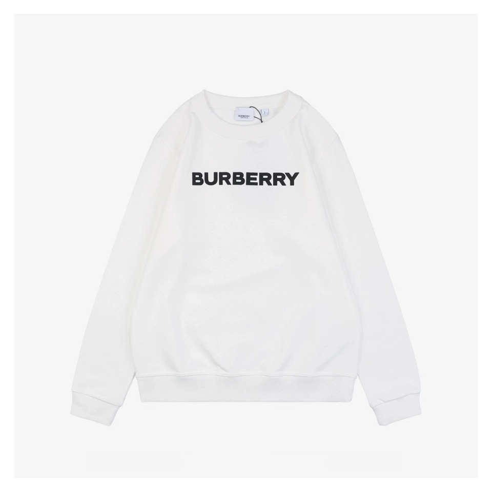 Bbry Logo Print Crewneck Sweatshirt