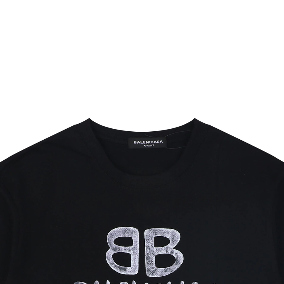 Balenciaga 1719 Double B Graffiti Logo T Shirt