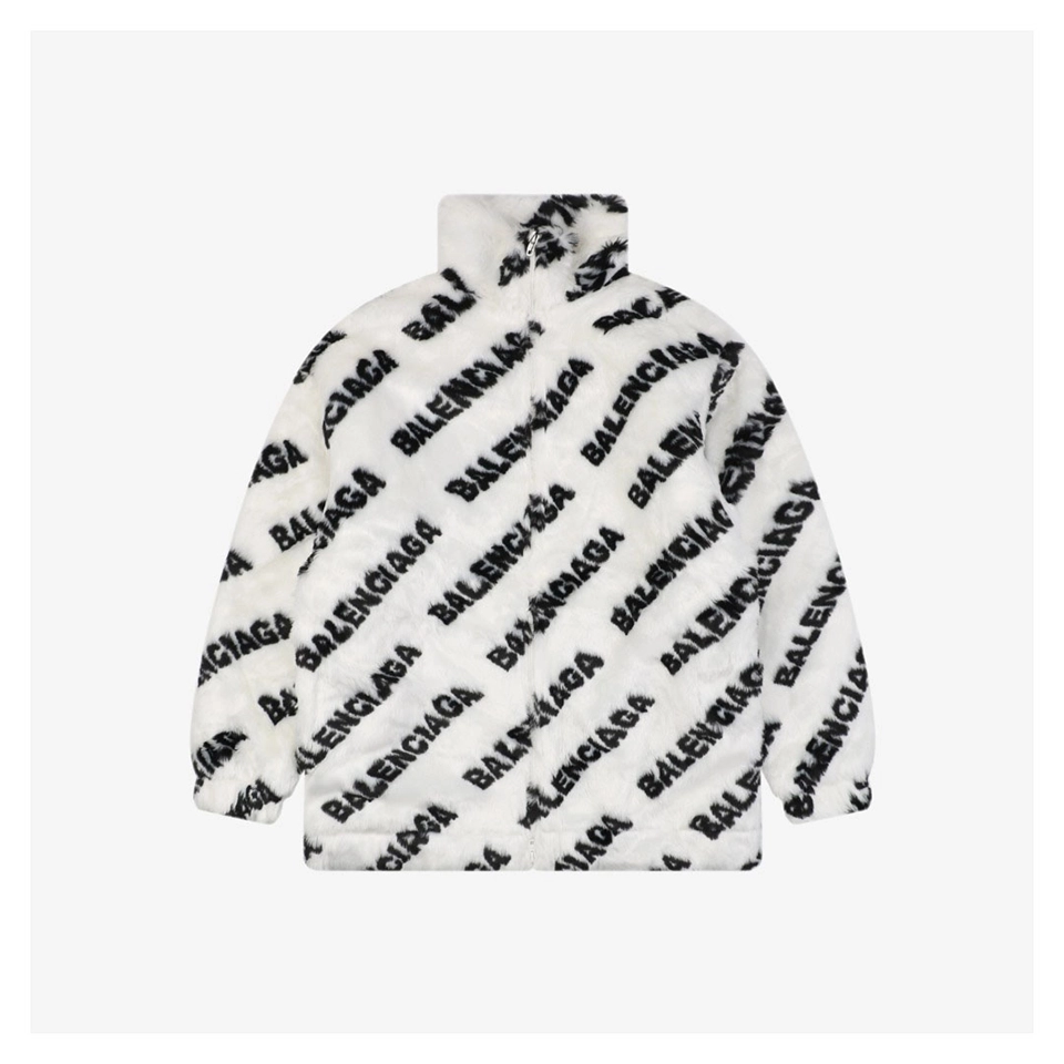 Balenciaga-Allover-Logo-Faux-Fur-Jacket7.jpeg.webp Blcg Allover Logo Faux Fur Jacket