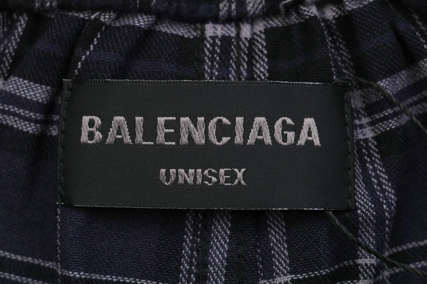 Balenciaga-Blue-Checkered-Pants-with-Paris-Lettering1.jpeg.webp Blcg Blue Checkered Pants With Paris Lettering