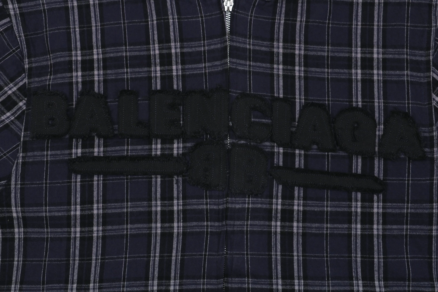 Blcg Checkered Hooded Patch Logo Jacket
