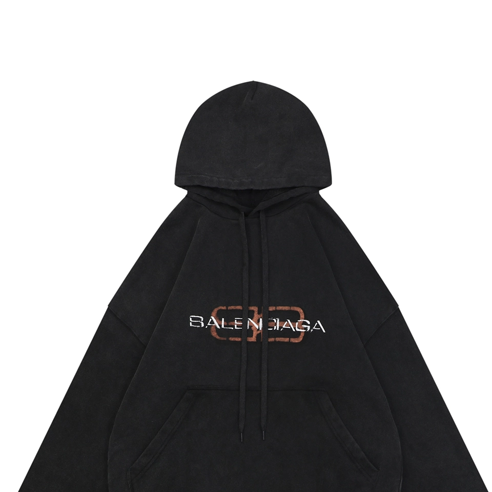 Blcg Distressed Double B Logo Hoodie
