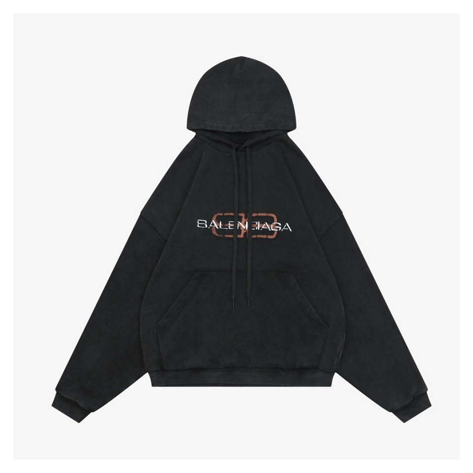 Blcg Distressed Double B Logo Hoodie