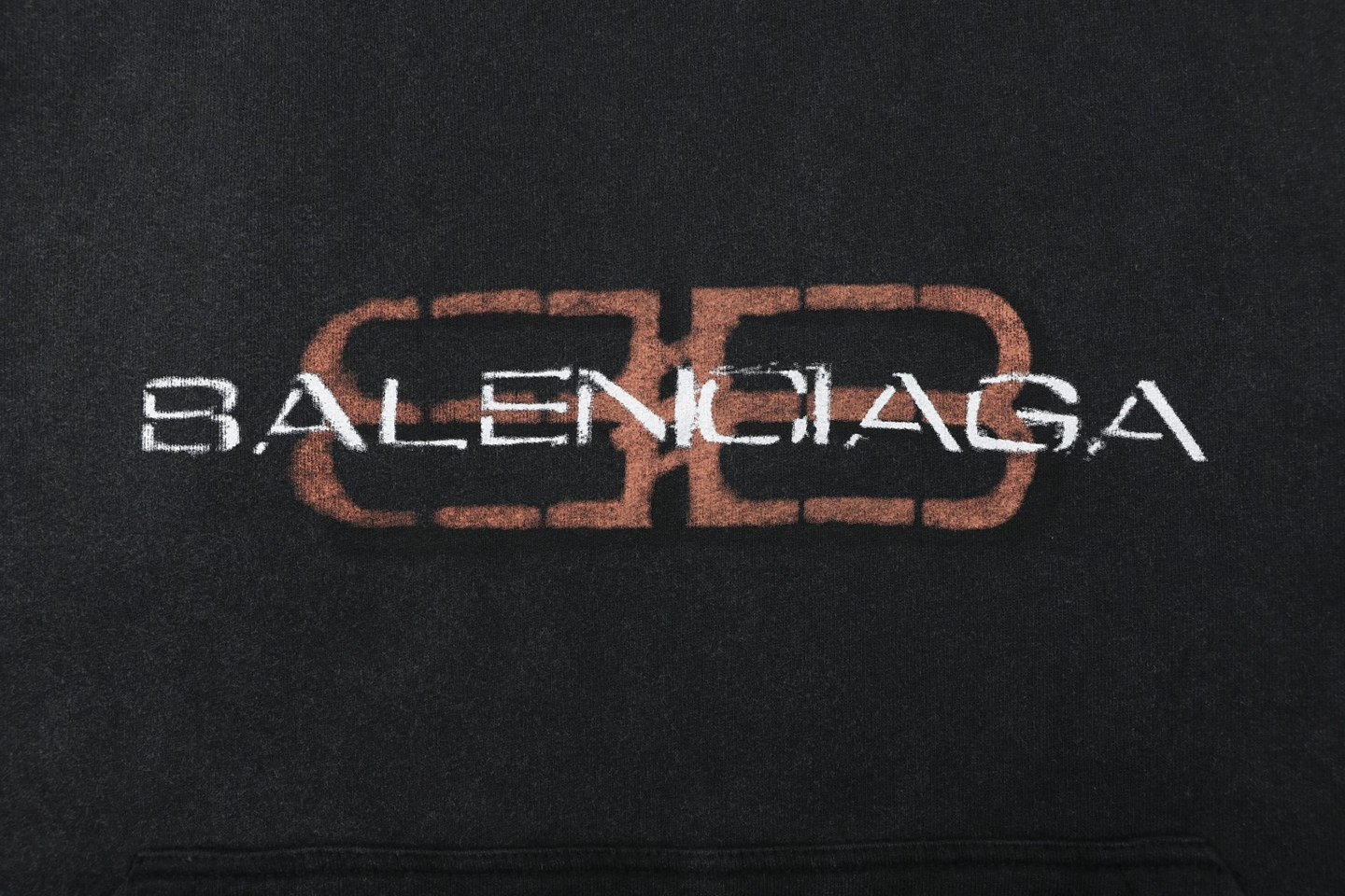 Blcg Distressed Double B Logo Hoodie