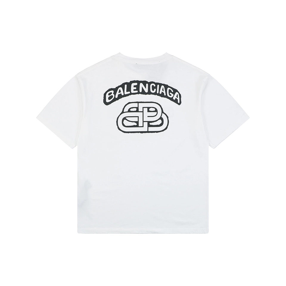 Balenciaga-Distressed-Logo-Print-Cotton-T-Shirt6.jpeg.webp Blcg Distressed Logo Print Cotton T Shirt