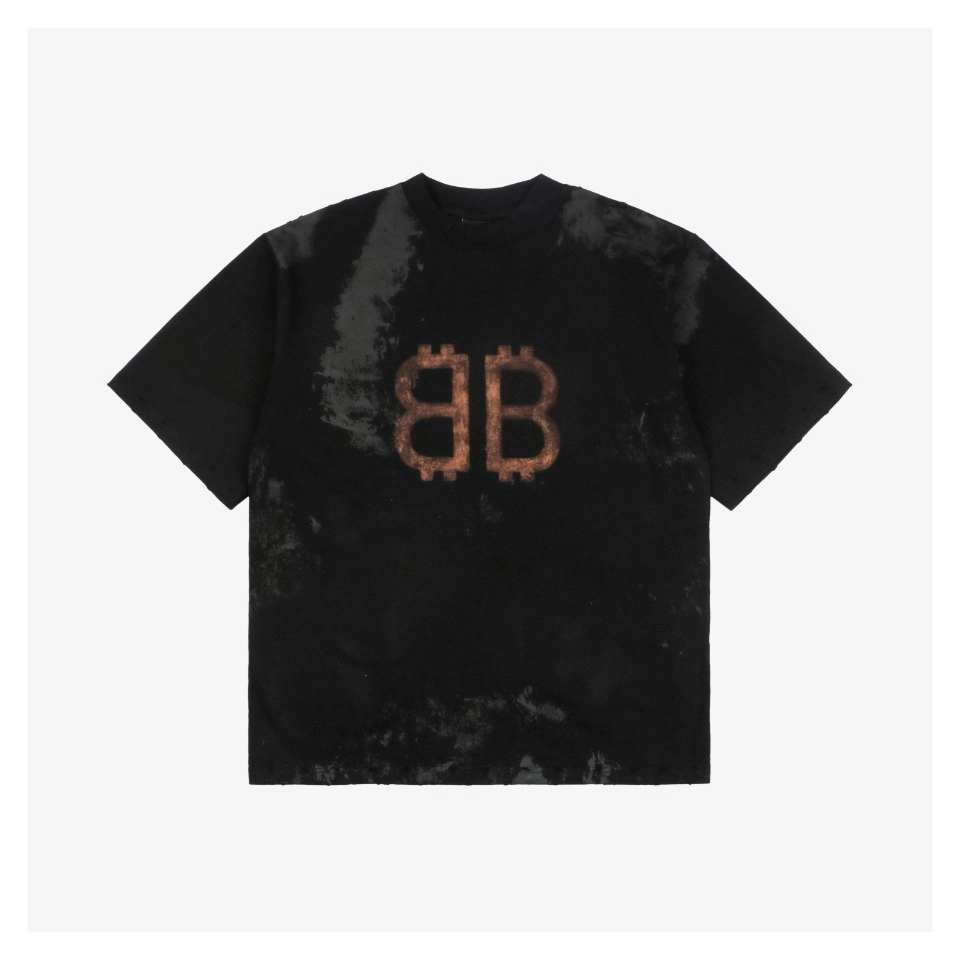 Balenciaga-Double-B-Mud-Dyed-Vintage-Print-T-Shirt9.jpeg.webp Blcg Double B Mud Dyed Vintage Print T Shirt
