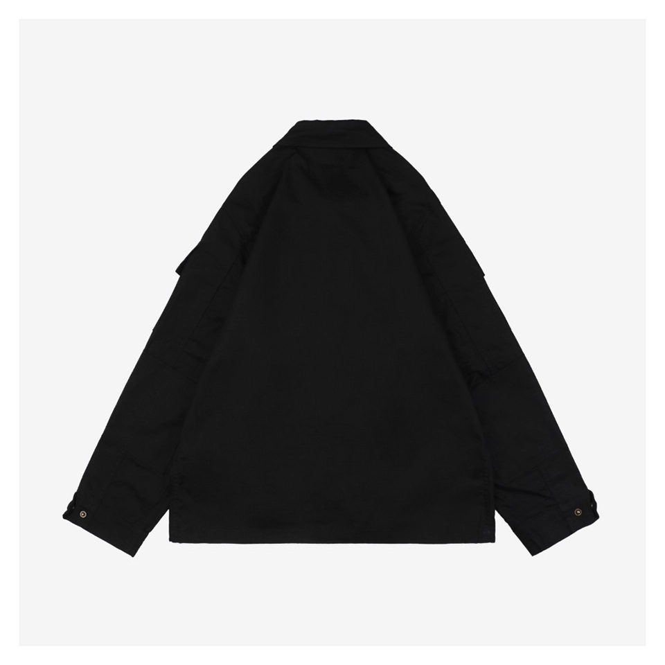 Blcg Double Zip Cotton Shirt Jacket
