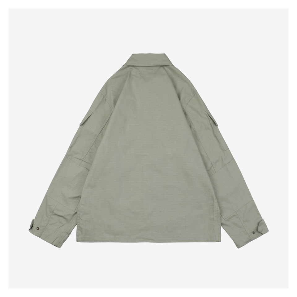 Blcg Double Zip Cotton Shirt Jacket