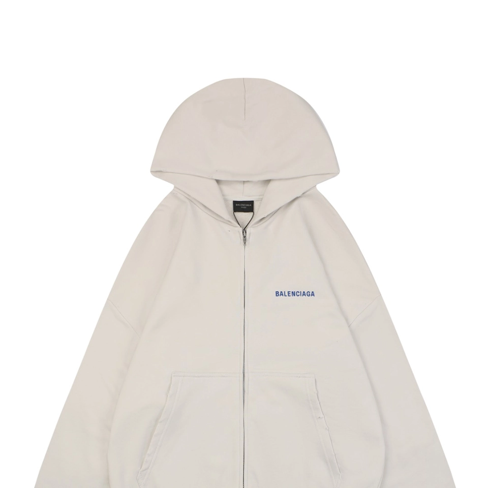 Blcg Front Small Back Large Embroidered Hoodie
