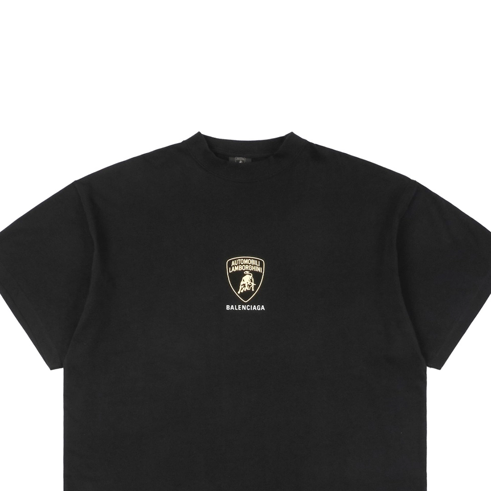 Blcg Lamborghini Small Logo Platinum Print T Shirt