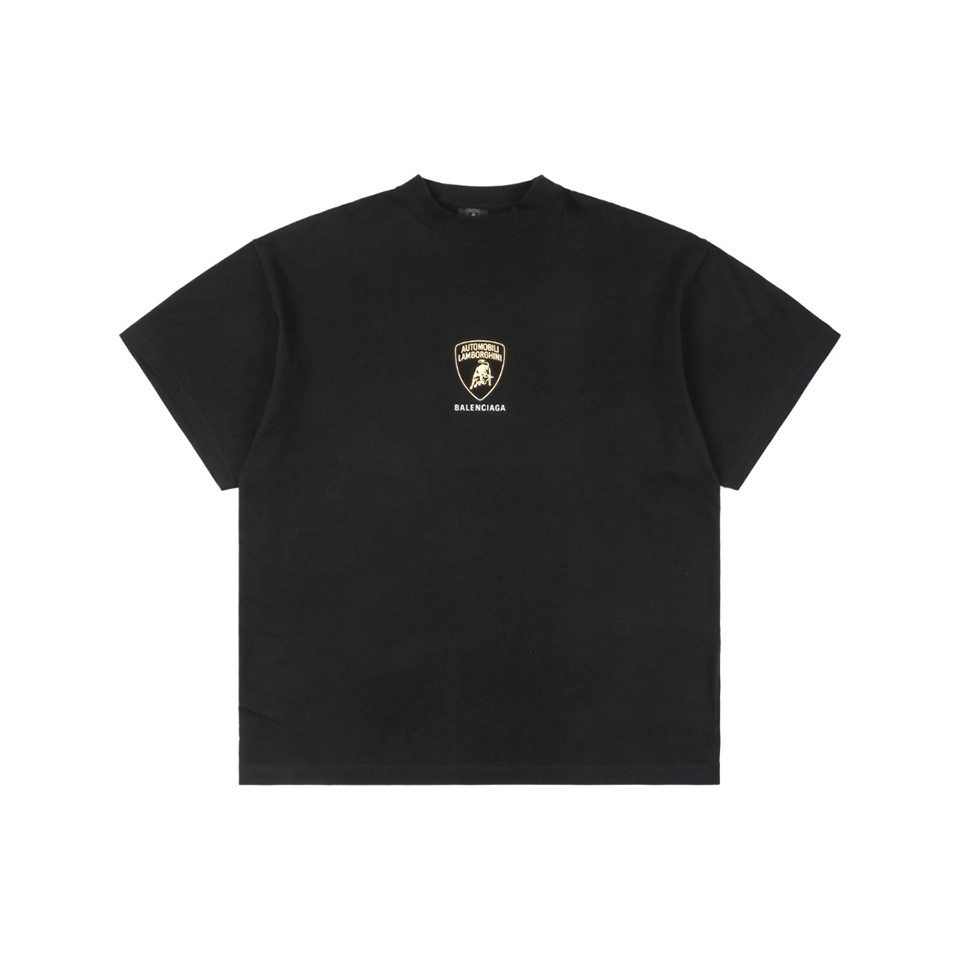 Blcg Lamborghini Small Logo Platinum Print T Shirt
