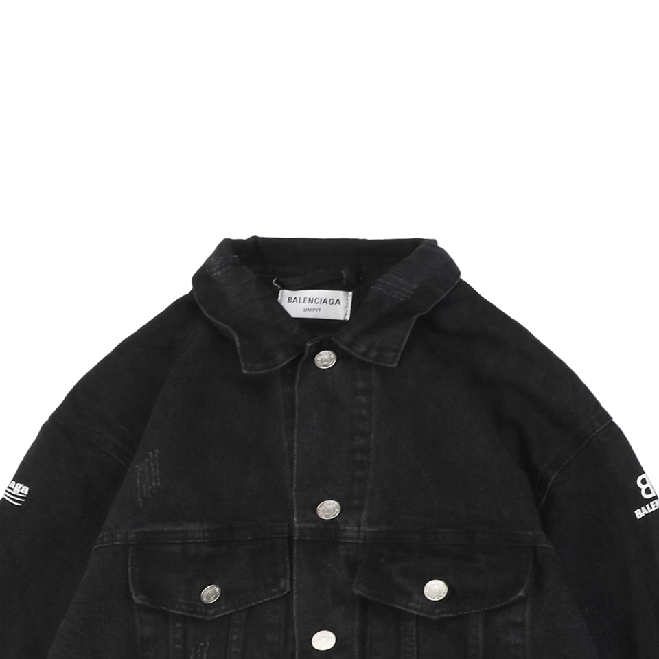 Balenciaga-Paris-Multi-Logo-Print-Denim-Jacket3.jpeg.webp Blcg Paris Multi Logo Print Denim Jacket