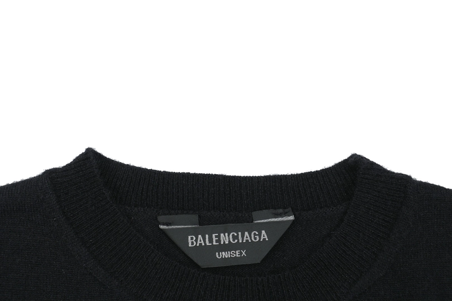 Blcg Signature Plaque Wool Crewneck Sweater