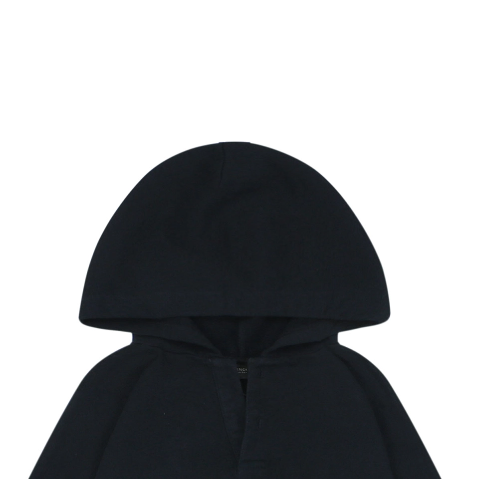 Blcg Small V Neck Front Logo Back Logo Hoodie