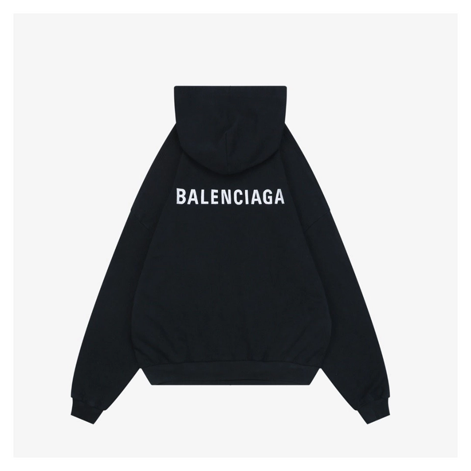 Blcg Small V Neck Front Logo Back Logo Hoodie