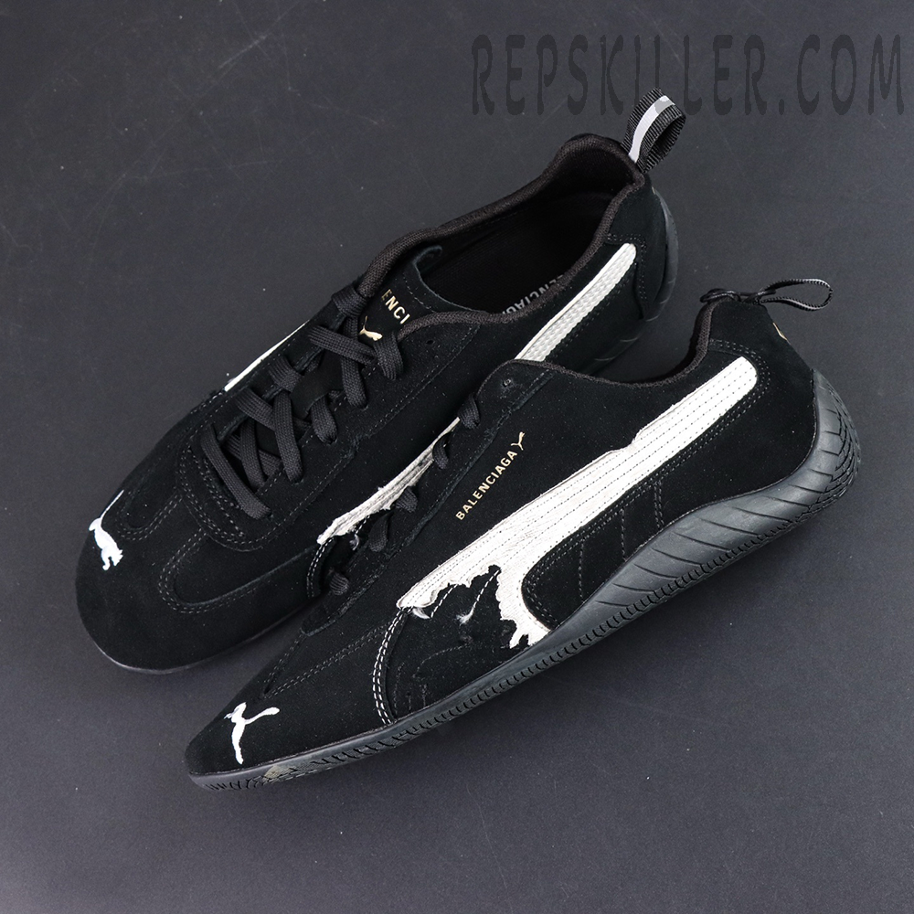 Blcg X Speedcat Suede Black White