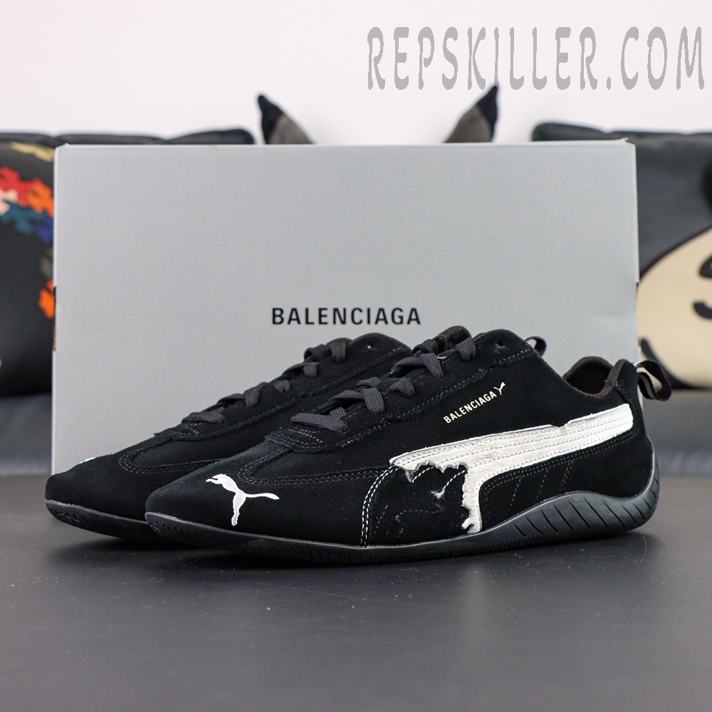 Blcg X Speedcat Suede Black White