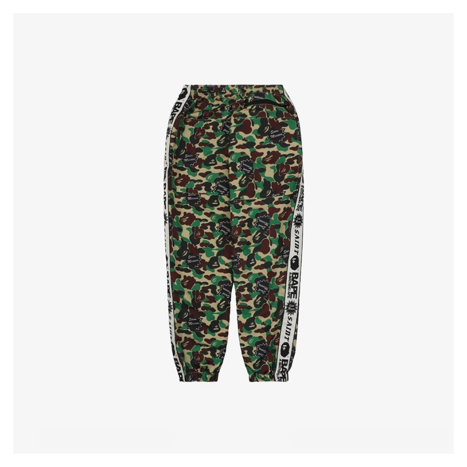 Bape-×-Saint-Michael-Collaborative-Logo-Tape-Camo-Track-Pants2.jpeg.webp Bape X Saint Michael Collaborative Logo Tape Camo Track Pants