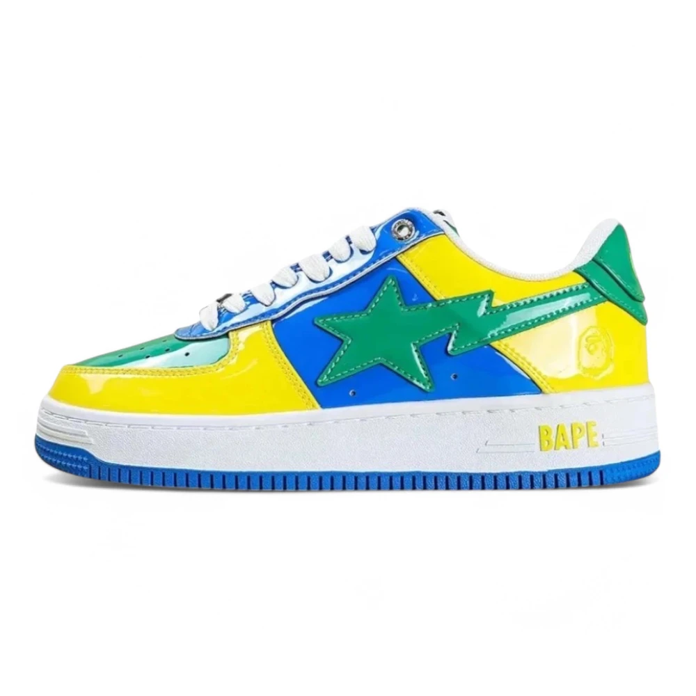 A Bathing Ape Bapesta M1 Brazil Low Sneakers