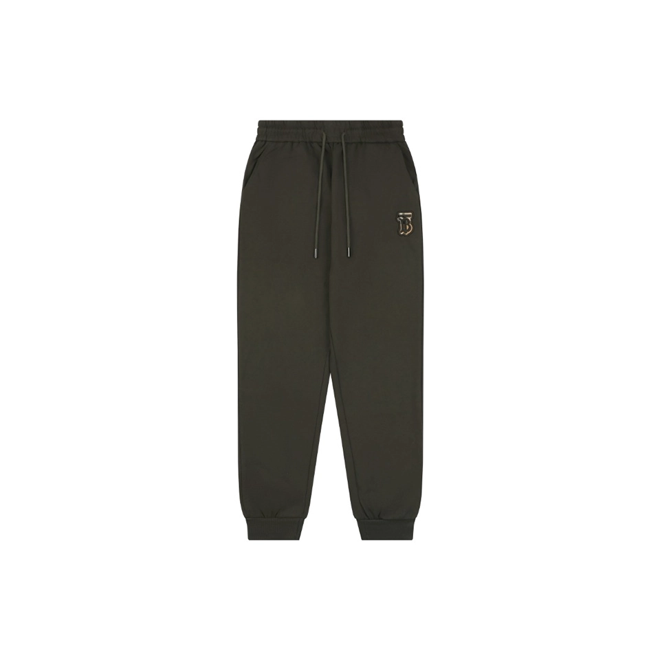Bbry Bt Logo Embroidered Cotton Sweatpants