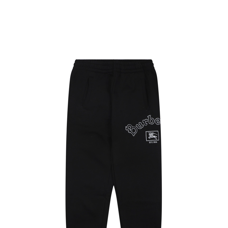 Bbry Embroidered Equestrian Knight Logo Sweatpants