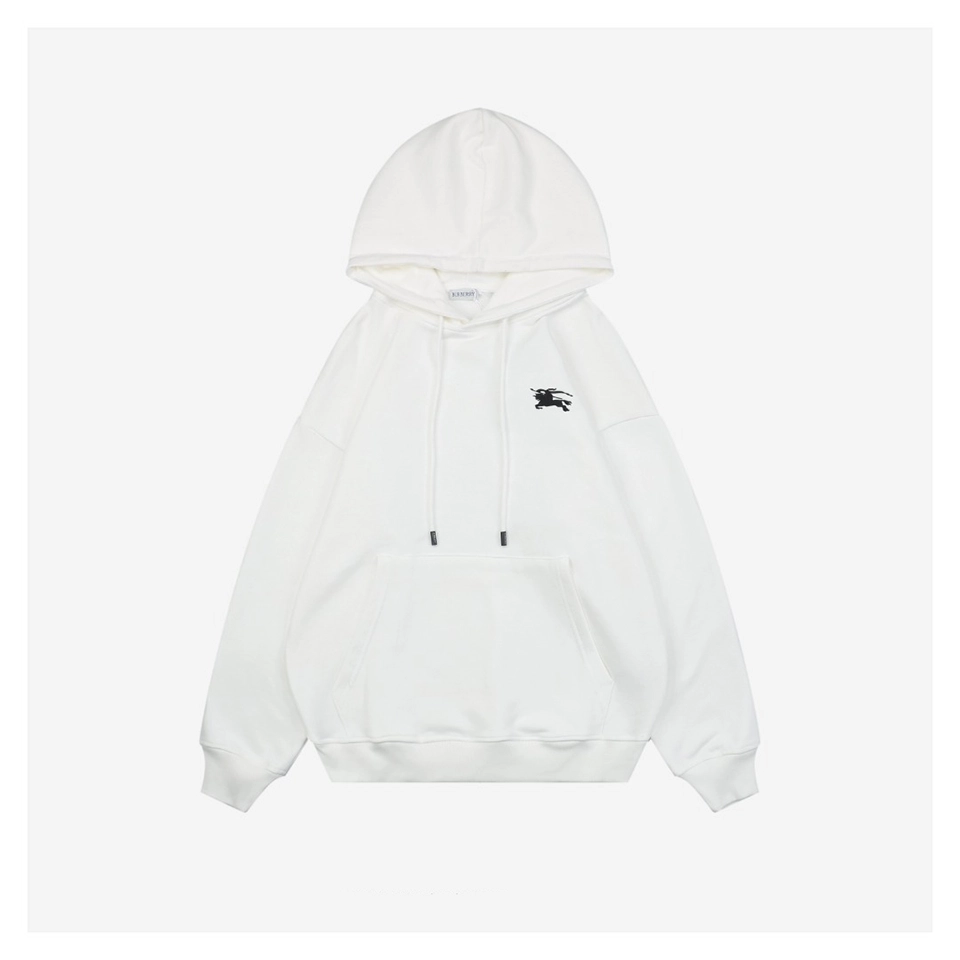 Bbry Equestrian Knight Embossed Logo Hoodie