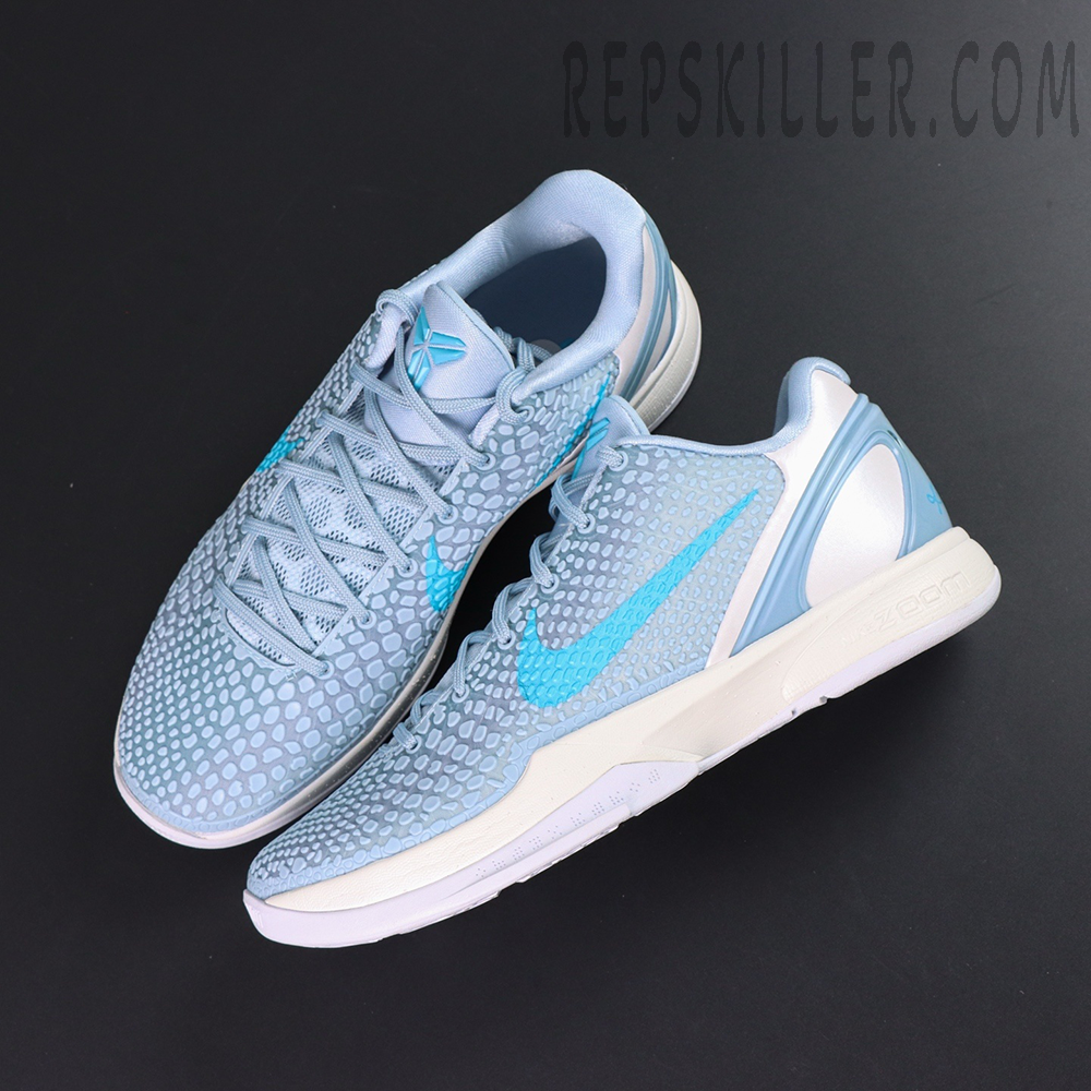 Caitlin Clark X Zoom Kobe 6 Protro Light Armory Blue