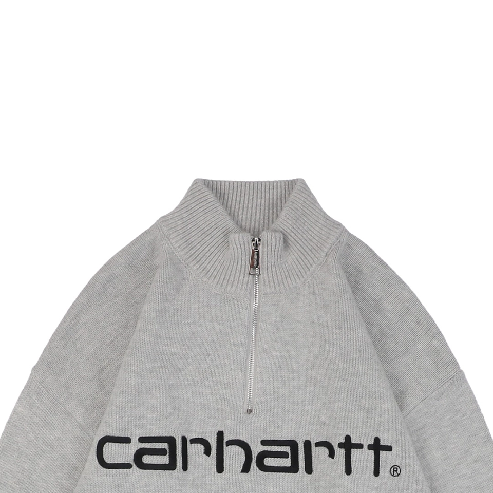 Carhartt-Lettering-Half-Zip-Sweater-Grey9.jpeg.webp Carhartt Lettering Half Zip Sweater Grey